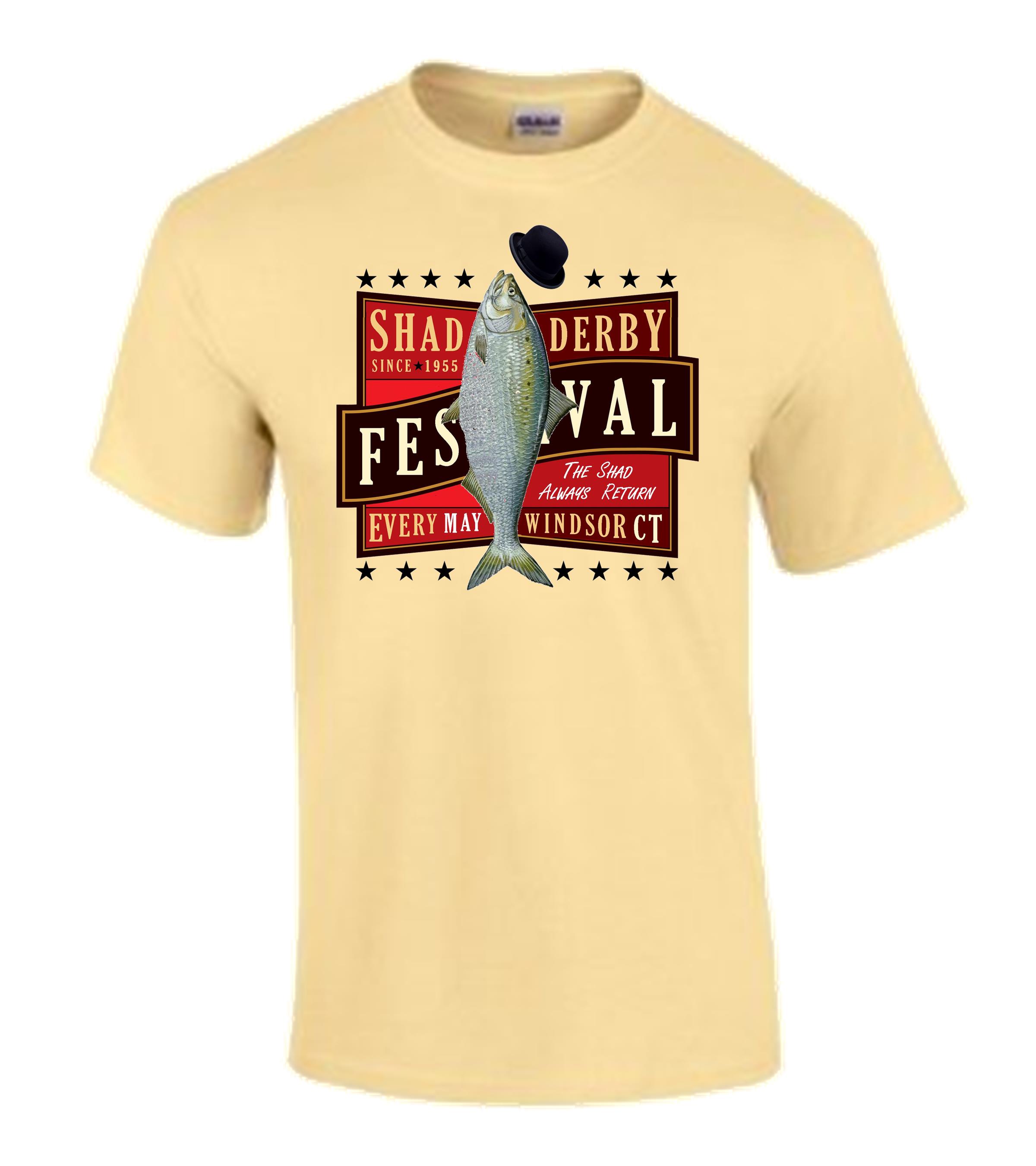 Official Limited Edition Windsor Shad Derby Festival TShirt